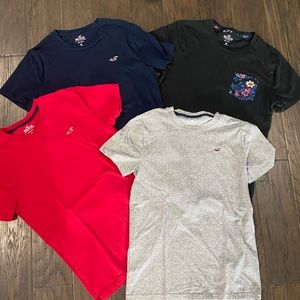 Men’s Hollister Short Sleeve T-shirt - Lot of 4 Size XS